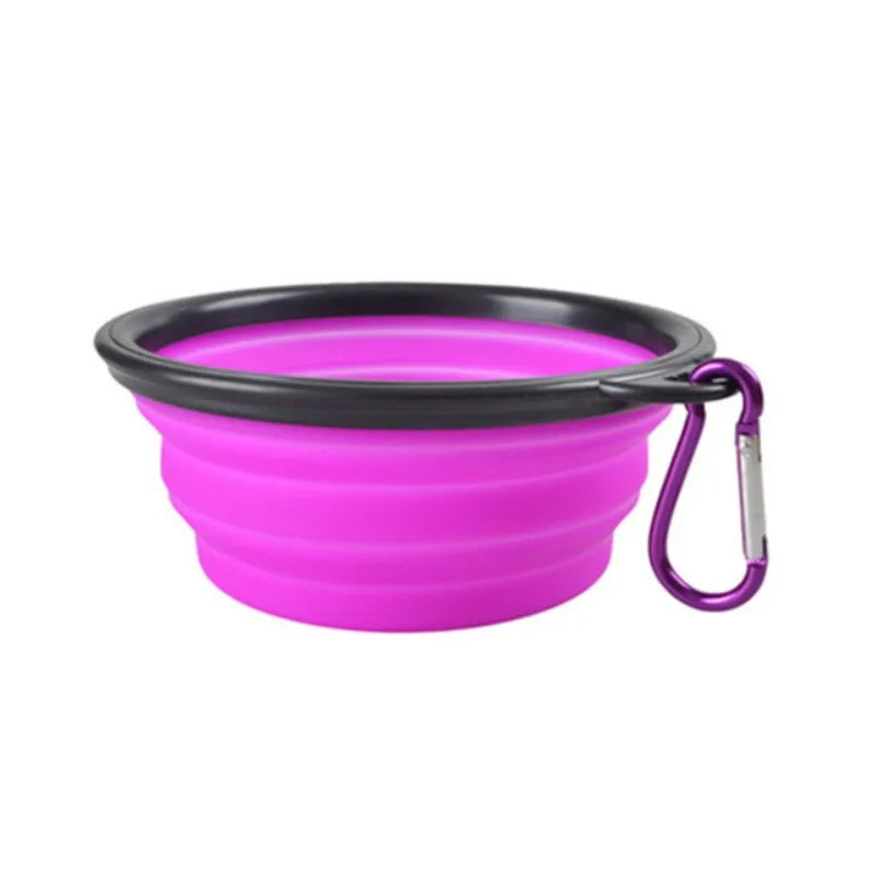 Gamelle Portable pour Animaux Pliable Solide et Idéale pour les Voyages et Promenades
