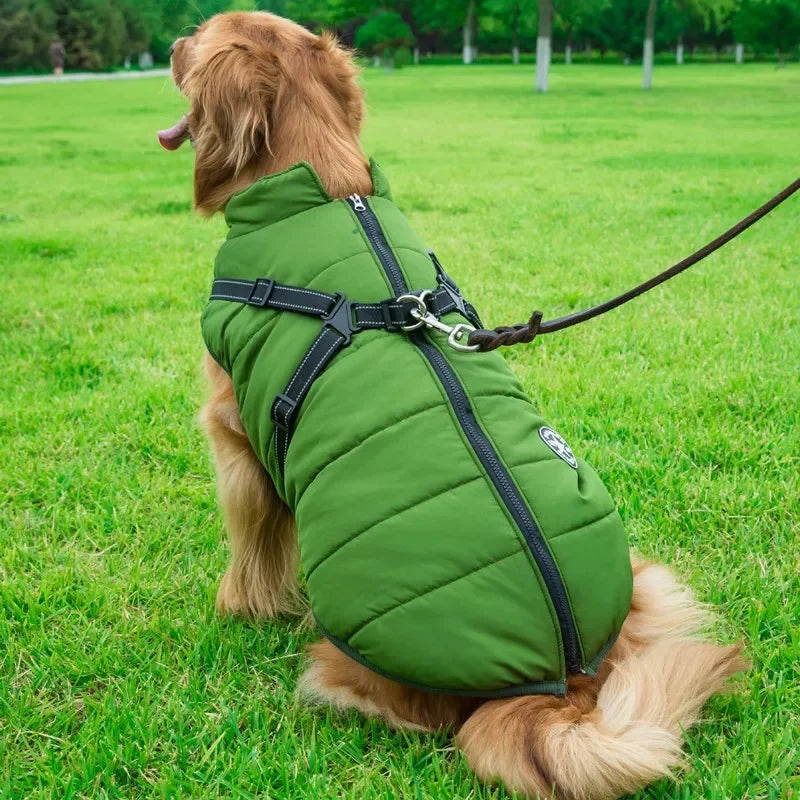Veste Imperméable Chaude avec Harnais S-4XL