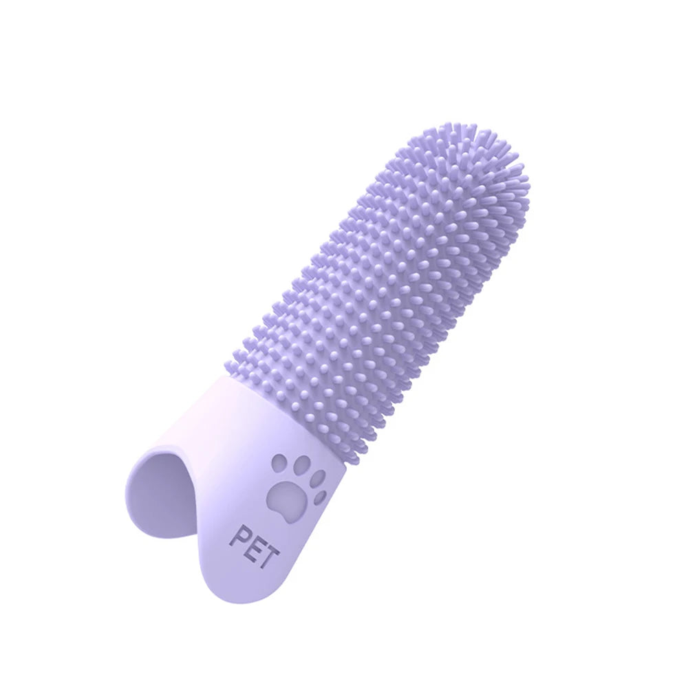 Brosse à Dents Doigts pour Animaux