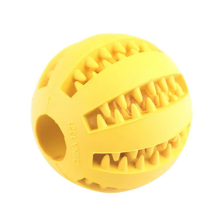 Balle Jouet 3 en 1 : Friandises, Hygiène Dentaire et Fun pour Chiens & Chiots