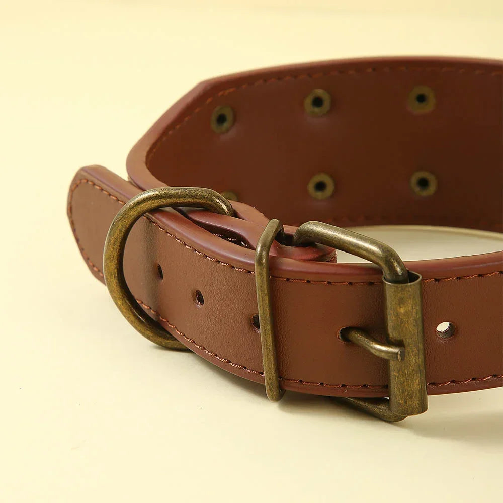 Collier Cuir Robuste - Style Clouté