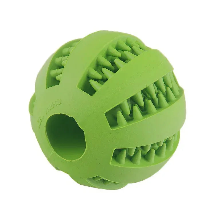 Balle Jouet 3 en 1 : Friandises, Hygiène Dentaire et Fun pour Chiens & Chiots