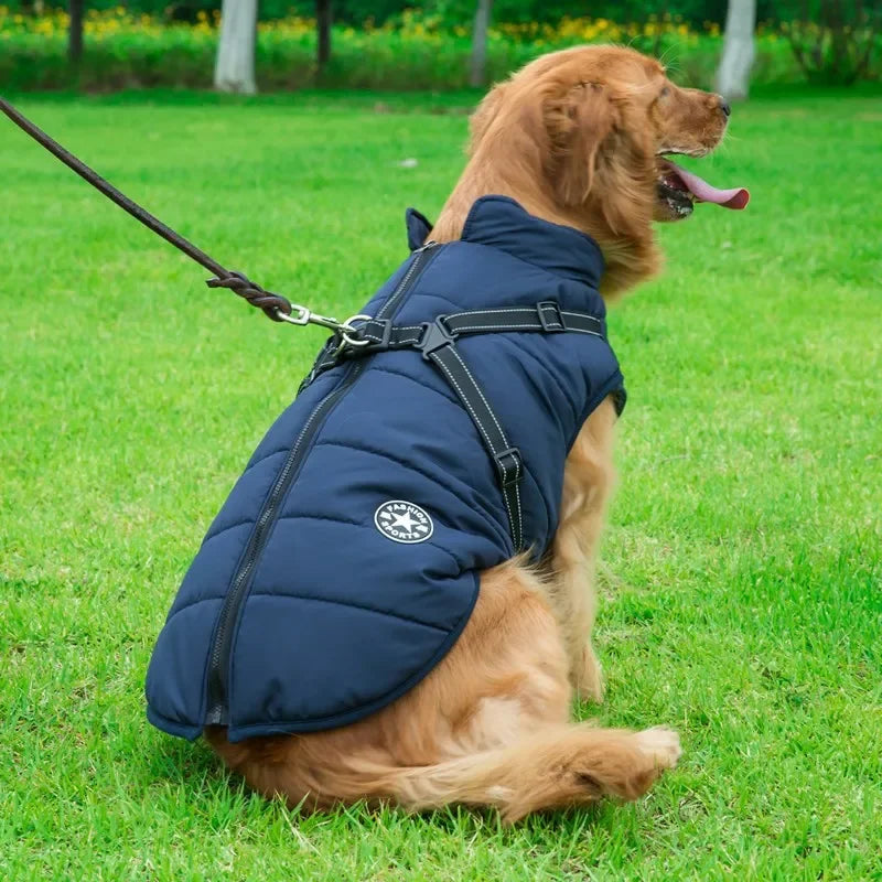 Veste Imperméable Chaude avec Harnais S-4XL