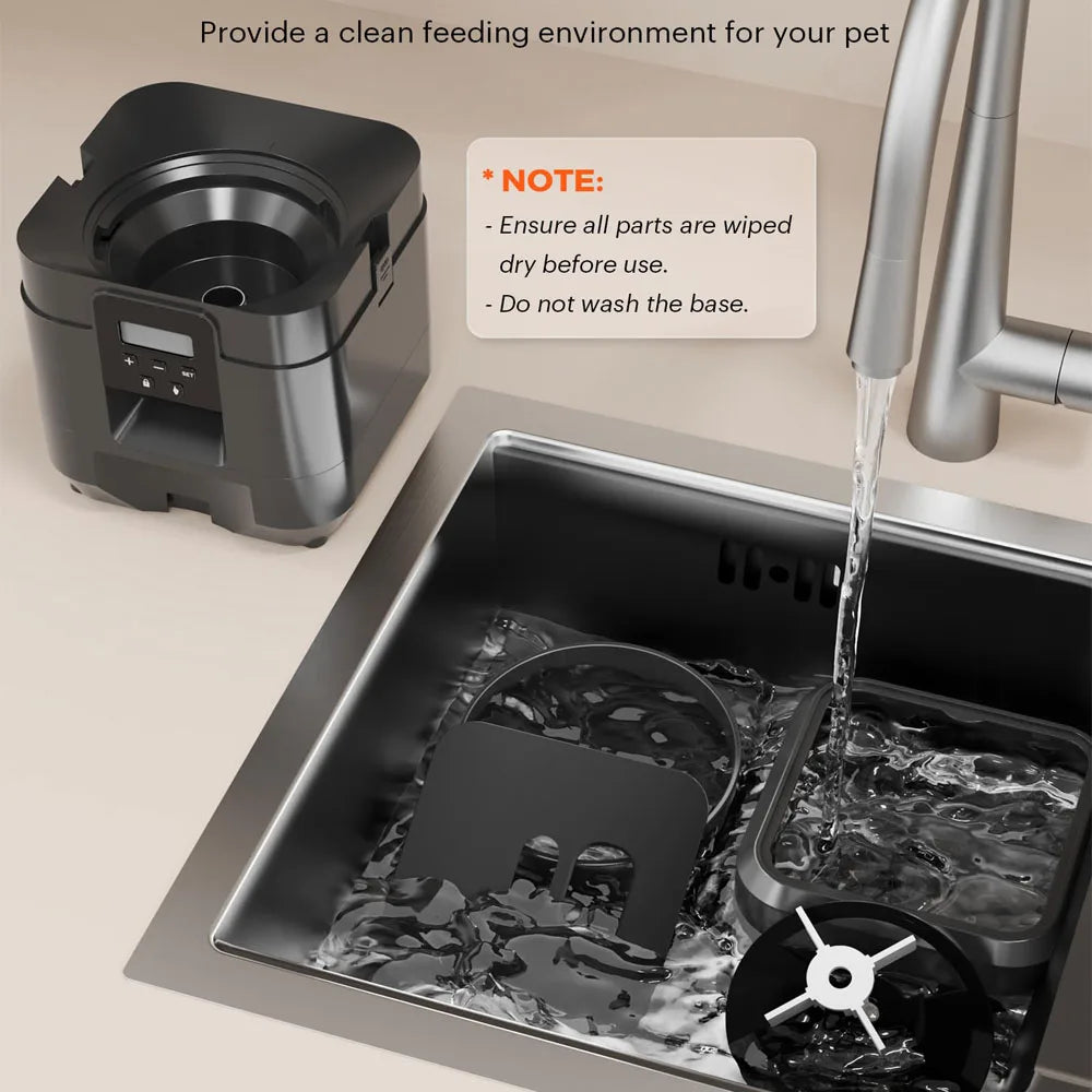 Distributeur Automatique Intelligent de Croquettes – Portions Programmées pour Chats & Chiens, Anti-Glouton et Gain de Temps !