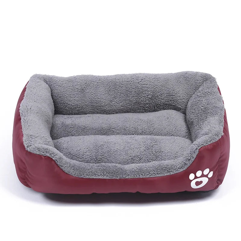 Lit en peluche pour chats et chiens ultra confort