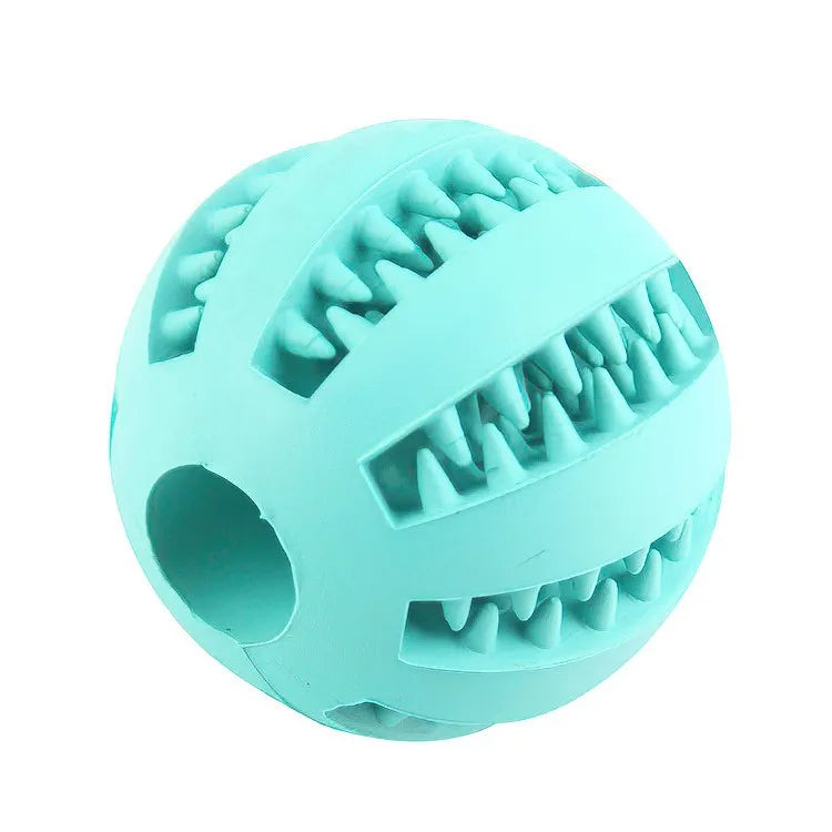 Balle Jouet 3 en 1 : Friandises, Hygiène Dentaire et Fun pour Chiens & Chiots