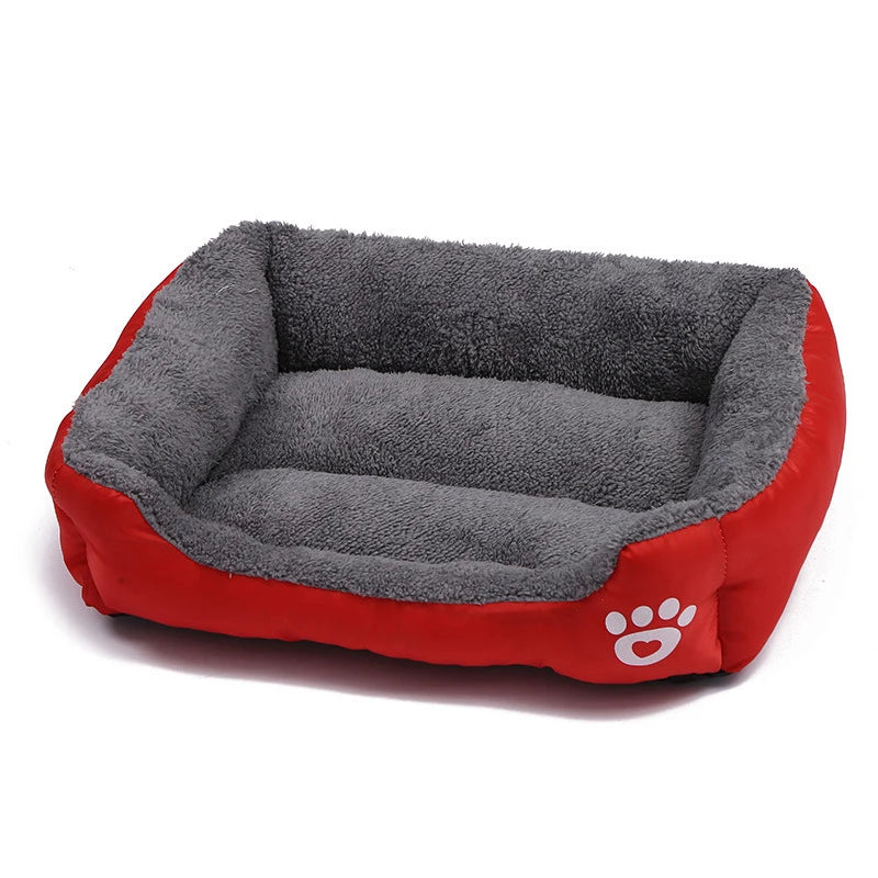 Lit en peluche pour chats et chiens ultra confort