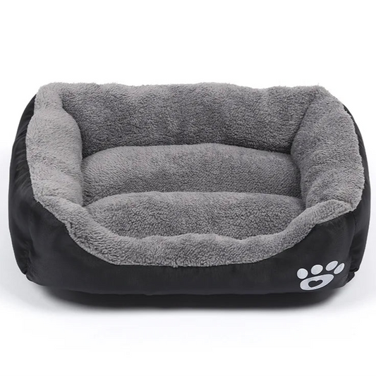 Lit en peluche pour chats et chiens ultra confort