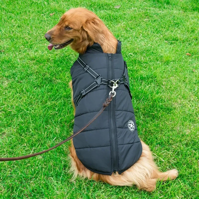 Veste Imperméable Chaude avec Harnais S-4XL