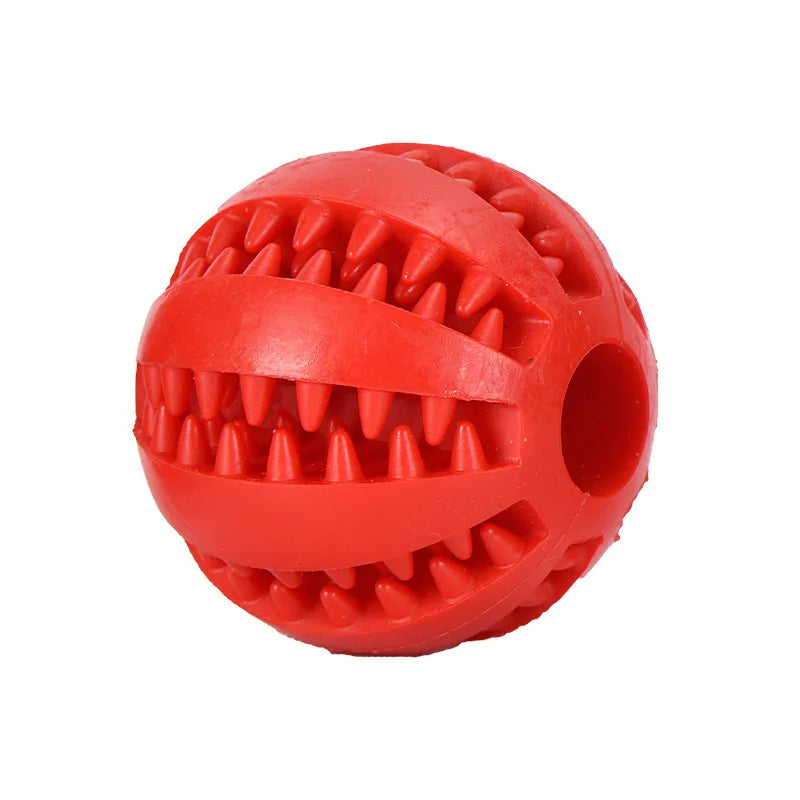 Jouet pour Chien 2 en 1 – Balle à Mâcher en Silicone avec Friandises Nettoie les Dents