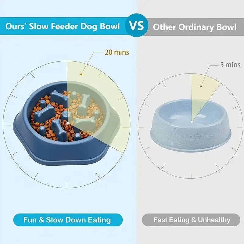 Gamelle Anti Glouton pour Chien & Chat