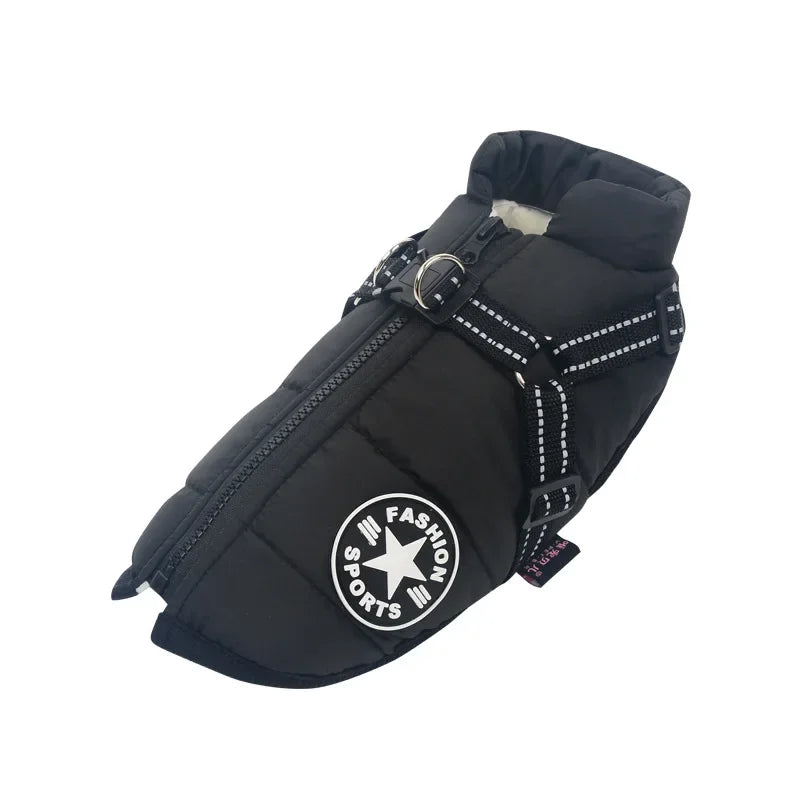 Veste Imperméable Chaude avec Harnais S-4XL