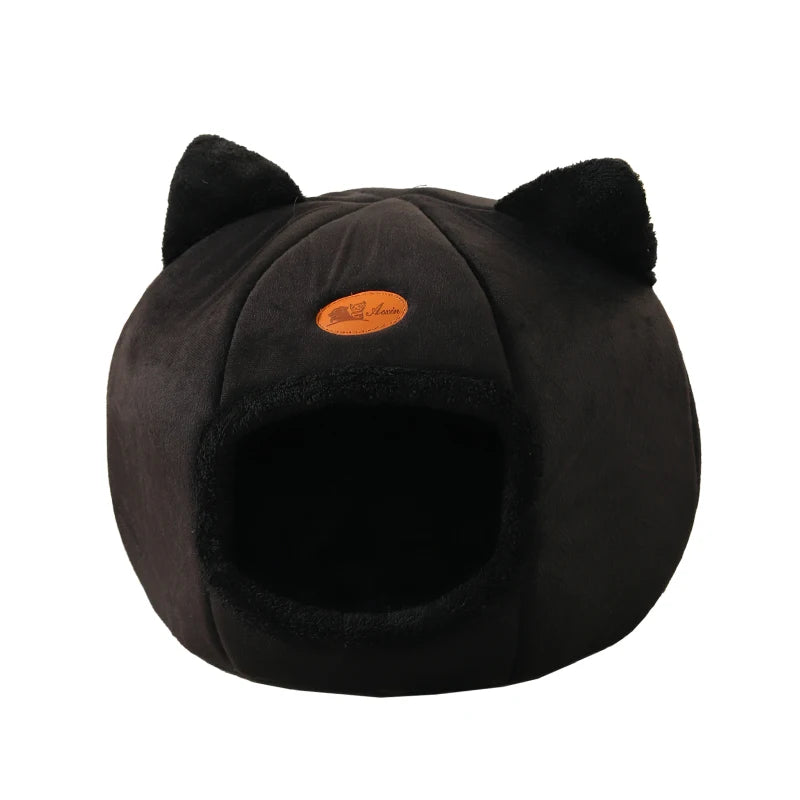 Lit d’Hiver Ultra-Confort pour Chats Sommeil Profond & Chaleur Assurée