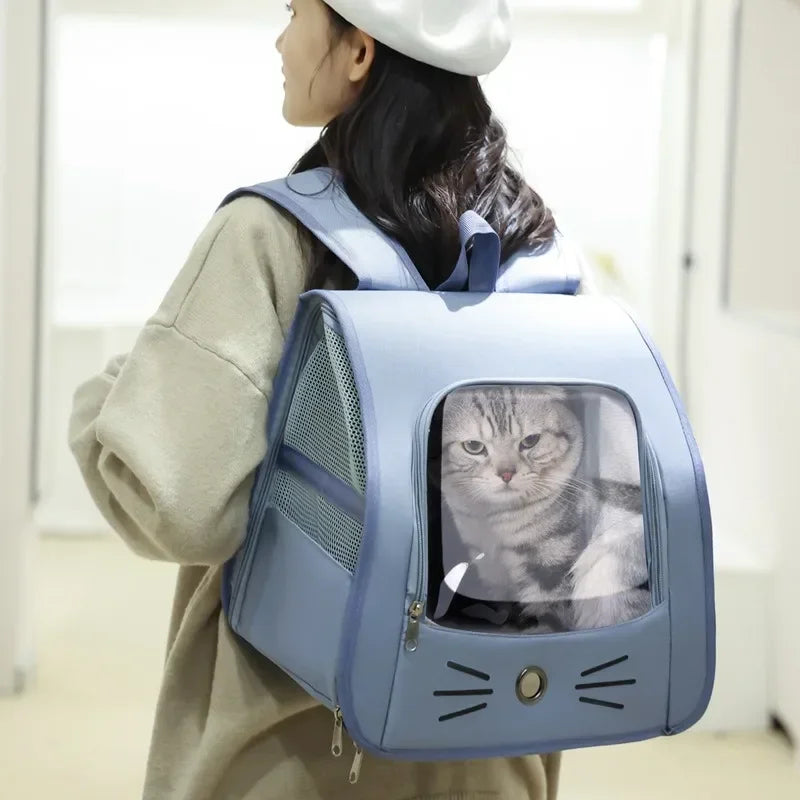 Sac de Transport Respirant pour Chats & Petits Chiens