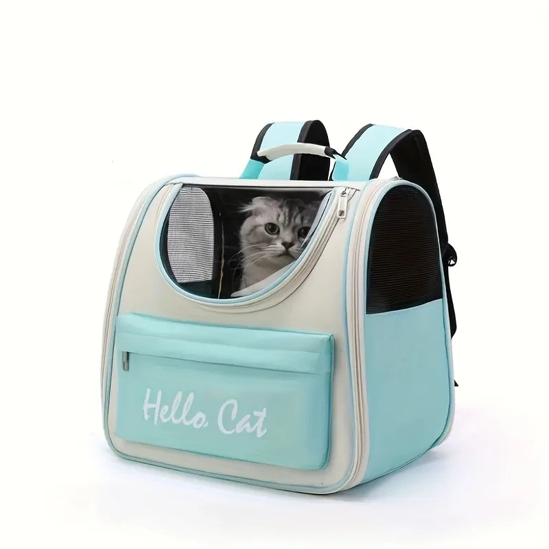 Sac à Dos Pliable pour Chats Grande Capacité Aéré & Confortable