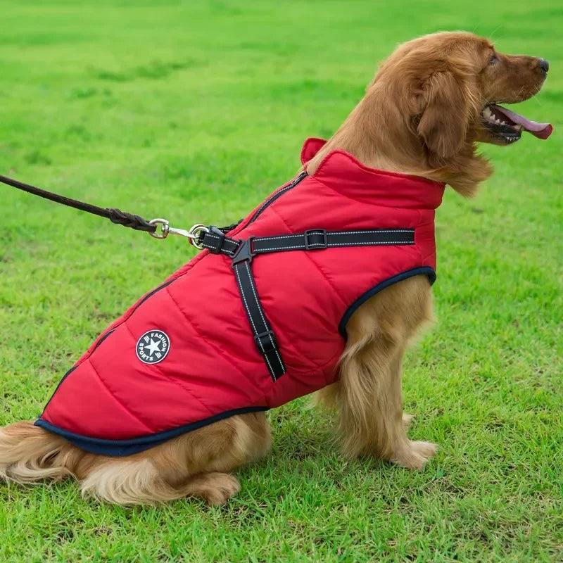Veste Imperméable Chaude avec Harnais S-4XL