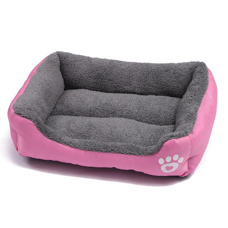 Lit en peluche pour chats et chiens ultra confort