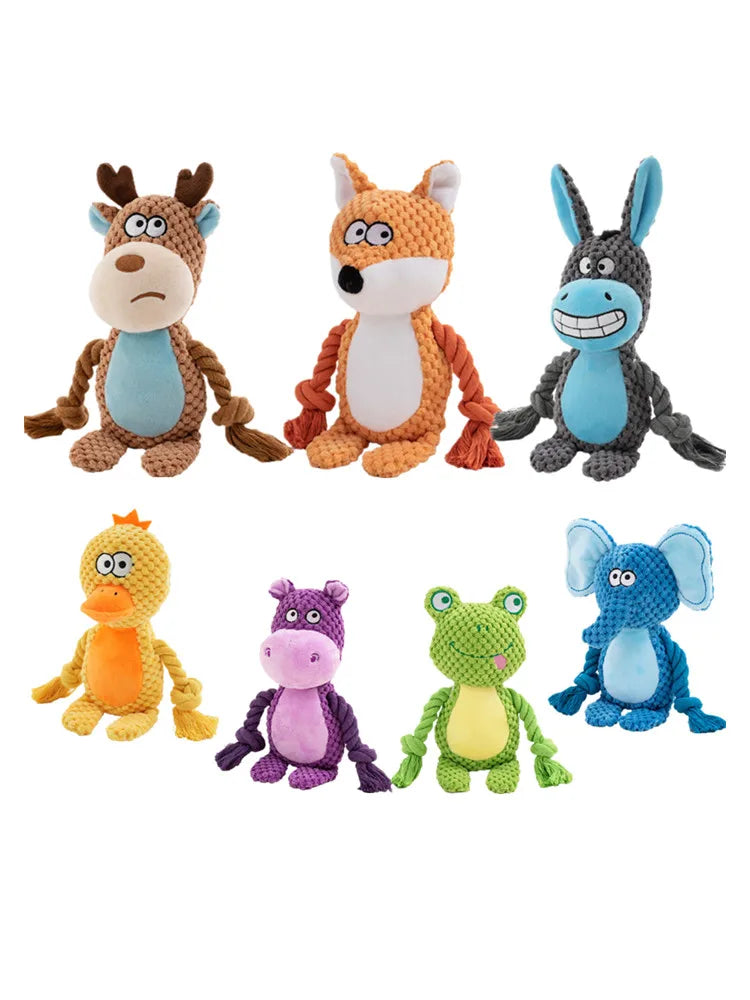Jouet à Mâcher en Peluche pour Chiens – Résistant & Indestructible