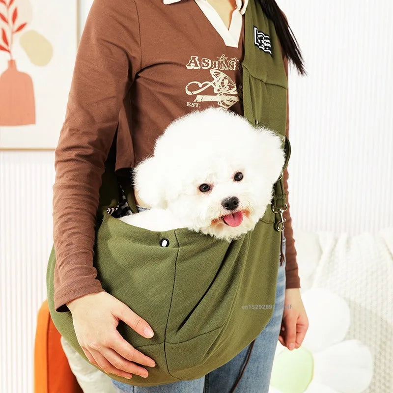 Sac Bandoulière Confort pour Animaux Transport Facile