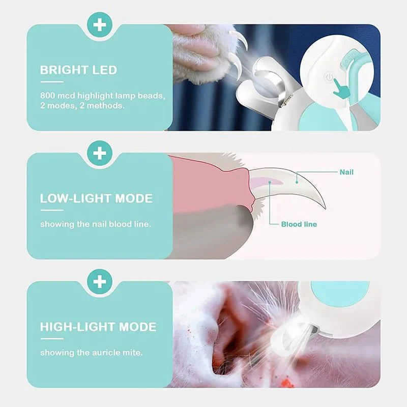 Coupe-Ongles LED Pro Sécurisé