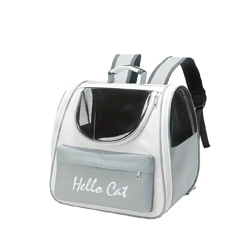 Sac à Dos Pliable pour Chats Grande Capacité Aéré & Confortable