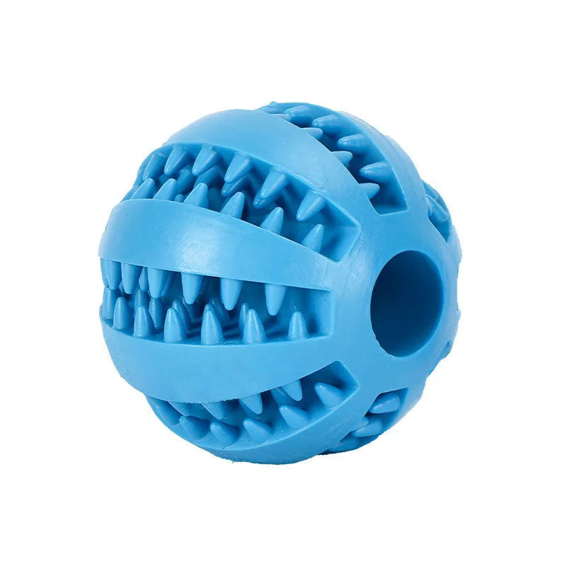 Jouet pour Chien 2 en 1 – Balle à Mâcher en Silicone avec Friandises Nettoie les Dents