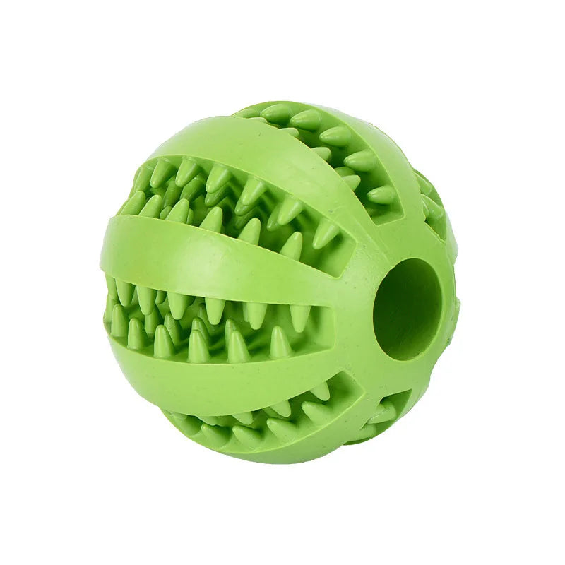 Jouet pour Chien 2 en 1 – Balle à Mâcher en Silicone avec Friandises Nettoie les Dents