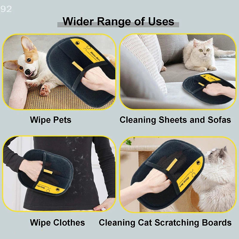 Gants Électrostatiques Anti-Poils pour Chiens & Chats