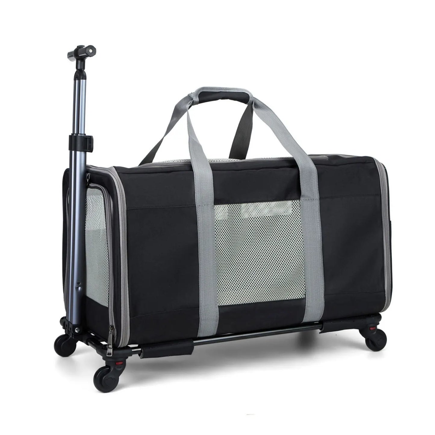 Sac de Transport à Roulettes pour Animaux Pliable
