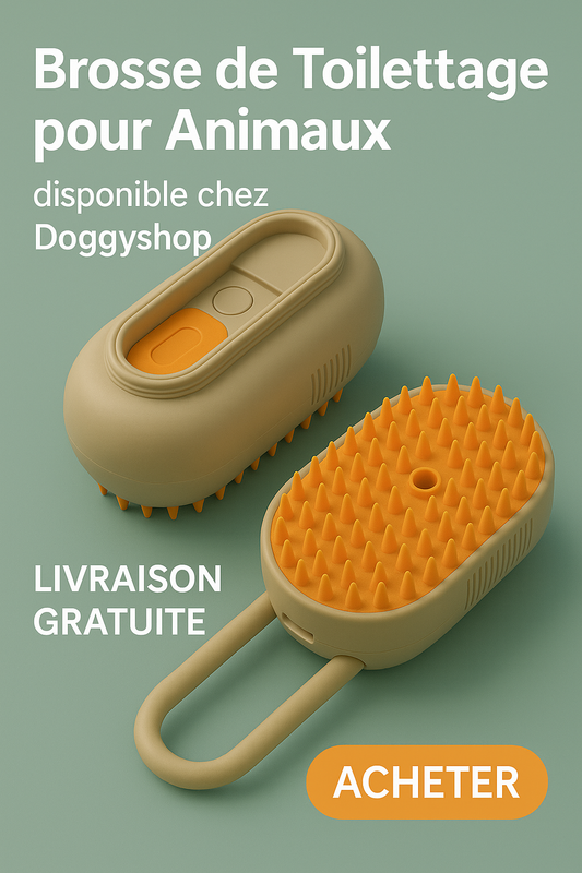 Brosse Vapeur pour Chiens & Chats – Le Secret d’un Pelage Propre et Soyeux
