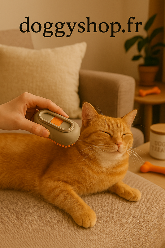 Brosse Vapeur pour Chiens & Chats – Le Secret d’un Pelage Propre et Soyeux