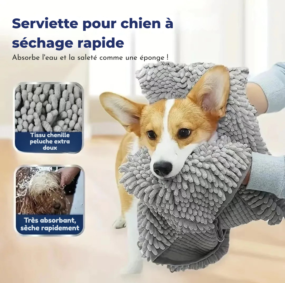 Serviette Chenille Ultra-Absorbante