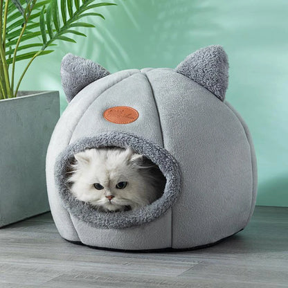 Lit d’Hiver Ultra-Confort pour Chats  Sommeil Profond & Chaleur Assurée