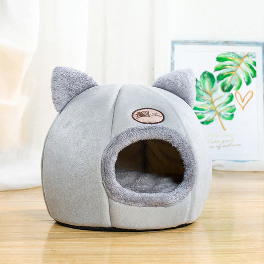 Lit d’Hiver Ultra-Confort pour Chats  Sommeil Profond & Chaleur Assurée