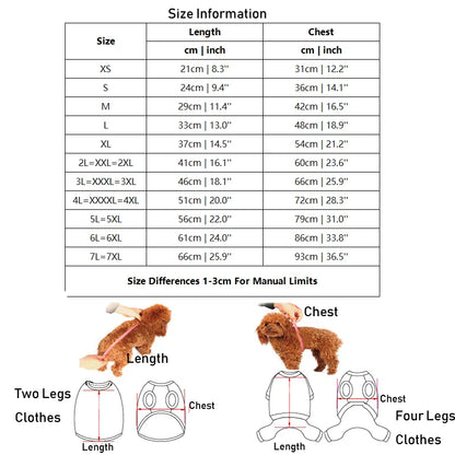 Mignon & Douillet, Tailles XS–XXL (Jusqu’au Labrador)