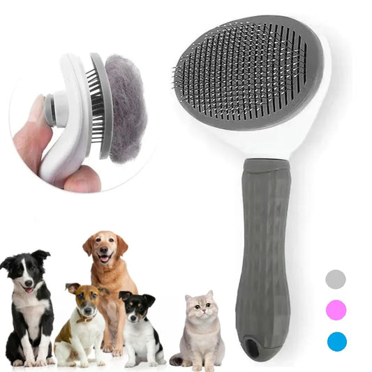 Peigne Auto-nettoyant Anti-poils pour Chats & Chiens