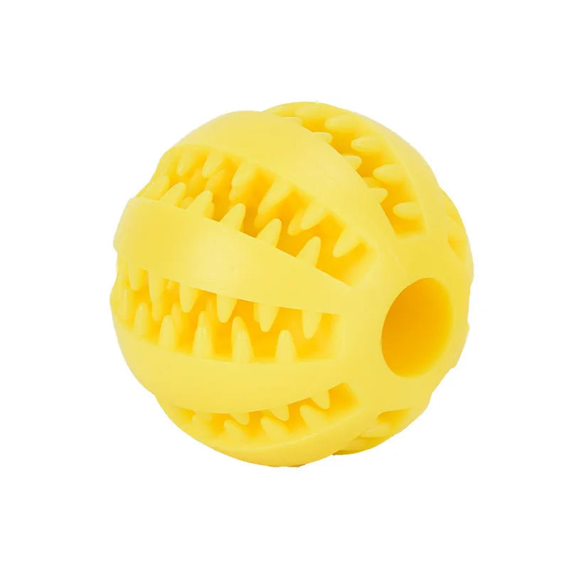 Jouet pour Chien 2 en 1 – Balle à Mâcher en Silicone avec Friandises Nettoie les Dents