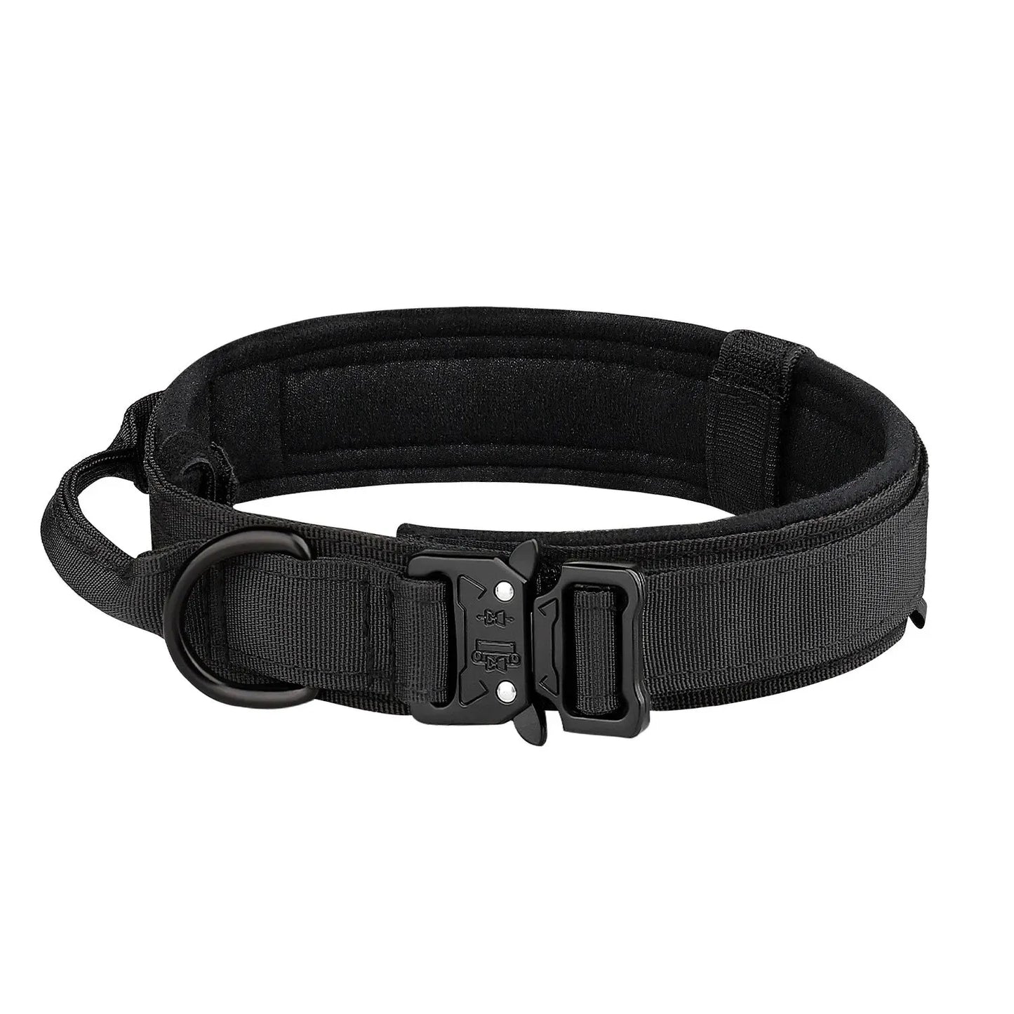 Collier Tactique Militaire pour Chien – Boucle Métal & Nylon Renforcé