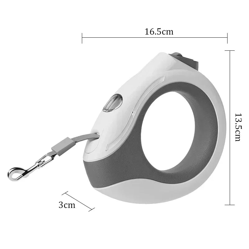 Laisse Rétractable Lumineuse Led 3m
