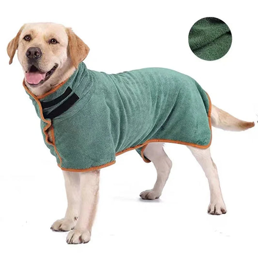 Peignoir de Bain pour Animaux – Absorption Maximale, Idéal pour Chien Mouillé