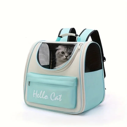 Sac à Dos Pliable pour Chats Grande Capacité Aéré & Confortable