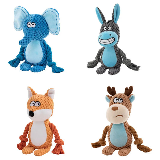 Jouet à Mâcher en Peluche pour Chiens – Résistant & Indestructible