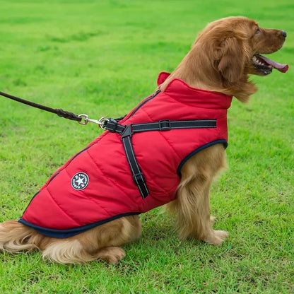Veste Imperméable Chaude avec Harnais S-4XL