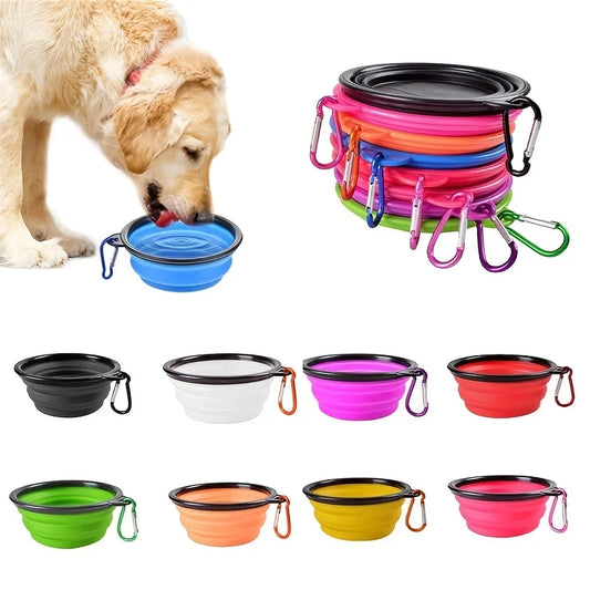 Gamelle Portable pour Animaux  Pliable Solide et Idéale pour les Voyages et Promenades