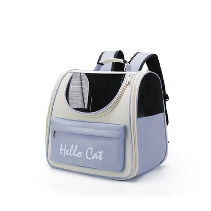 Sac à Dos Pliable pour Chats Grande Capacité Aéré & Confortable