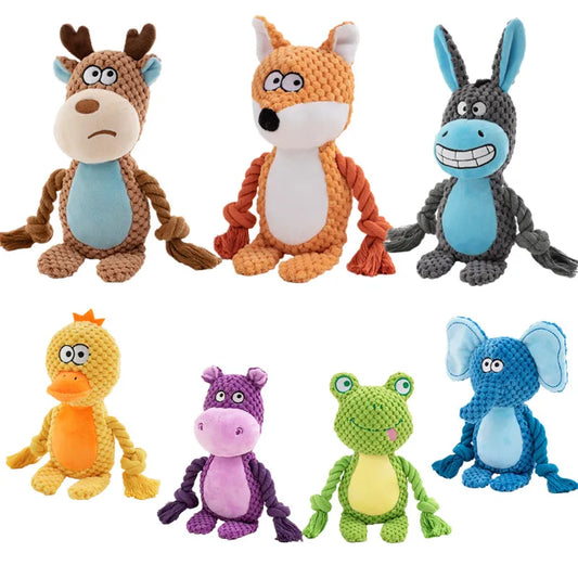 Jouet à Mâcher en Peluche pour Chiens – Résistant & Indestructible